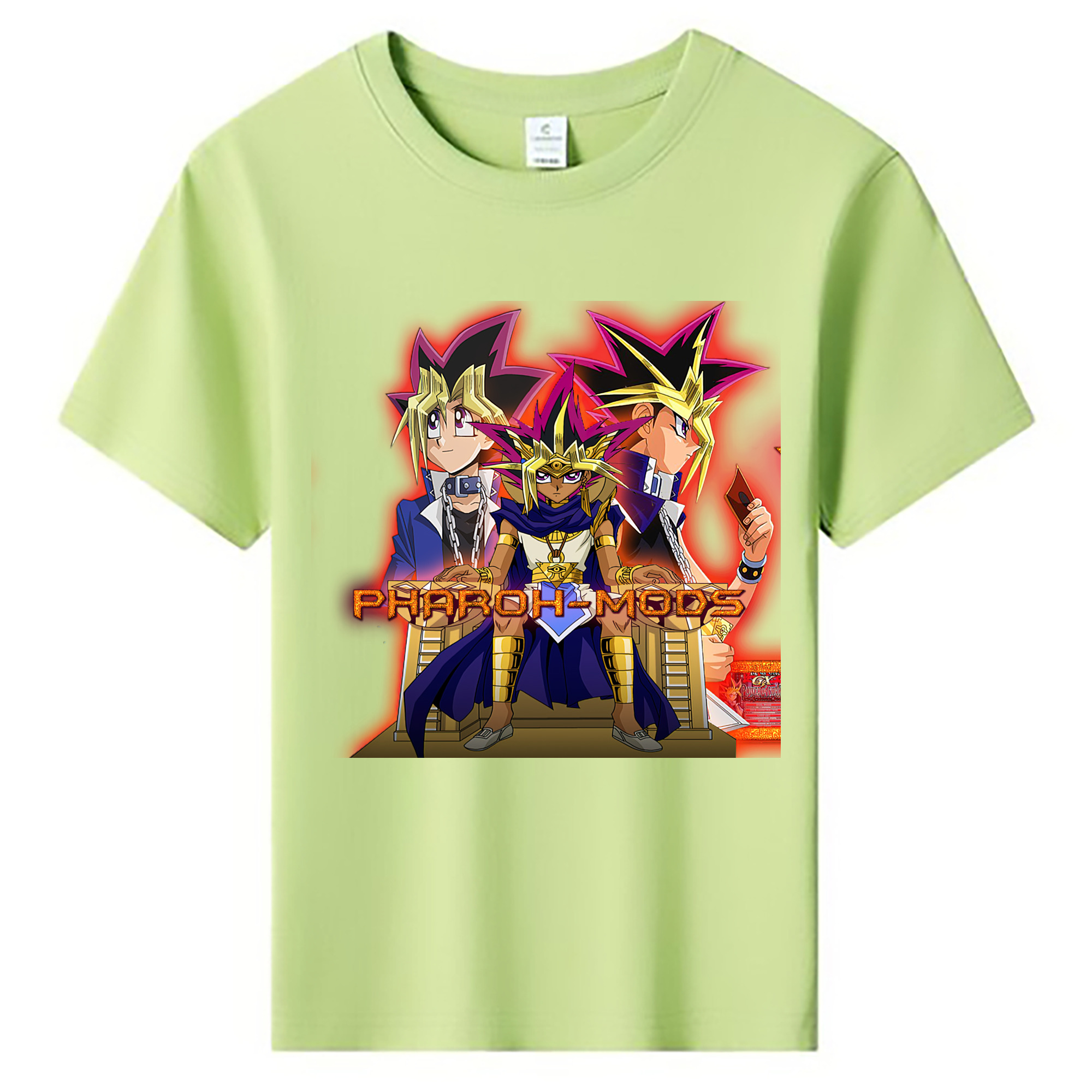 （画像用） 遊☆戯☆王 Yu-Gi-Oh! 綿100％キッズTシャツ（フロントプリント）